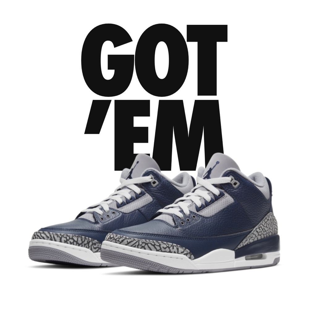Jordan 3 Georgetown retro size 11